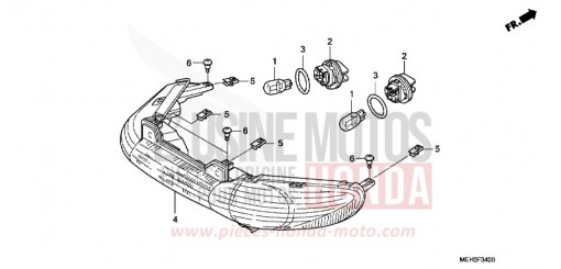 FEUX COMBINES NSA700A8 de 2008